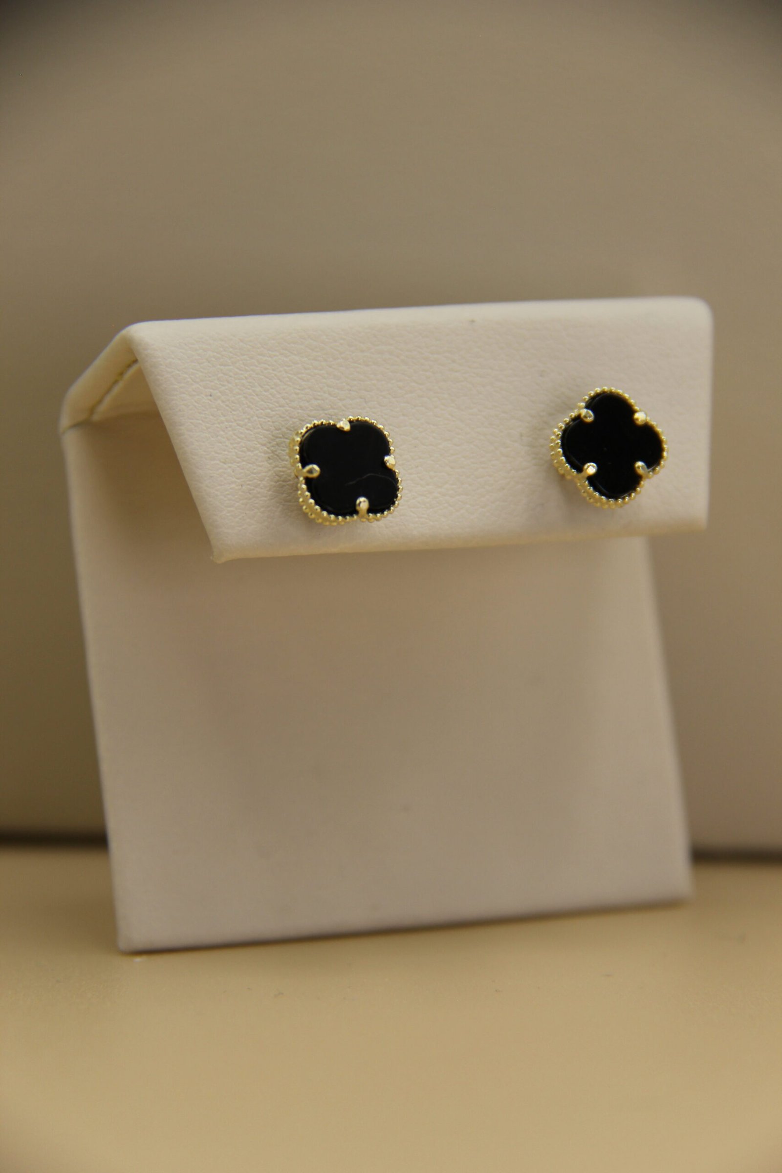 Small Black VC Earrings 10k - Image 3